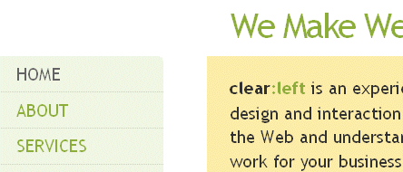 Огромный шрифт, web 2.0 дизайн сайтов